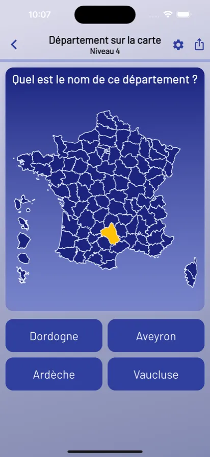 Capture d’écran de Quiz Geo