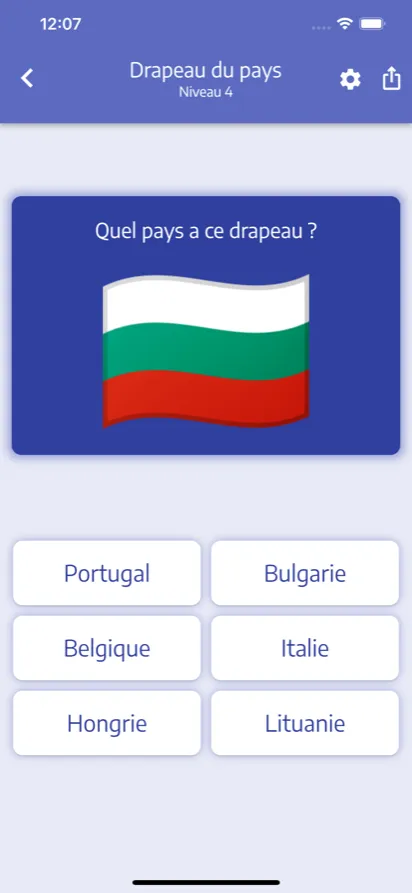 Capture d’écran de Quiz Geo