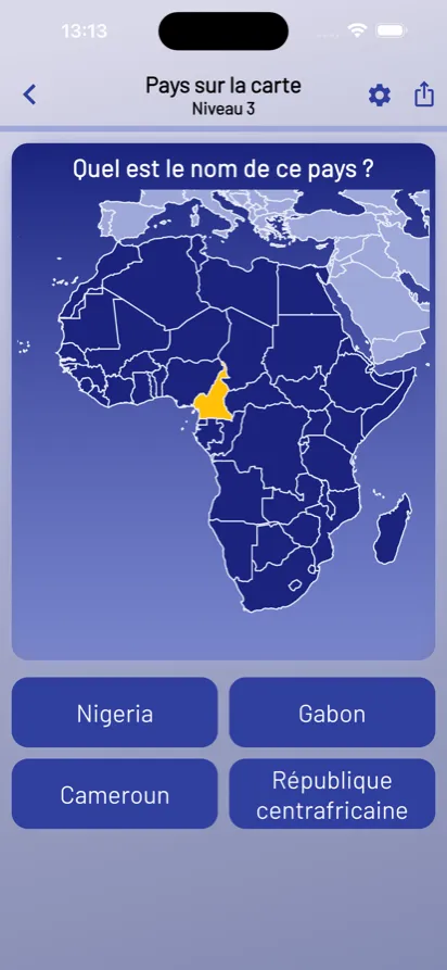 Capture d’écran de Quiz Geo