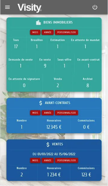 Capture d’écran de Visity